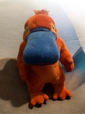 platypus, likely a souvenir from the Sydney 2000 Olympics.